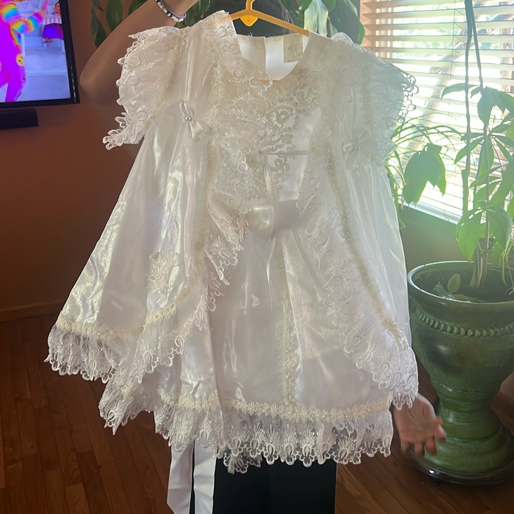 First communion or baptism three toddler formal dress only worn once